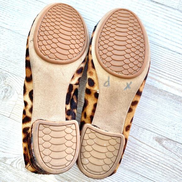 Yosi Samra Heidi Block Heel Cap Toe Calf Hair Pumps | Leopard/Black Siz… - Picture 8 of 8